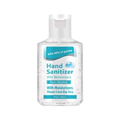 Custom fda approved antibacterial hand sanitizer gel alcohol 60ml